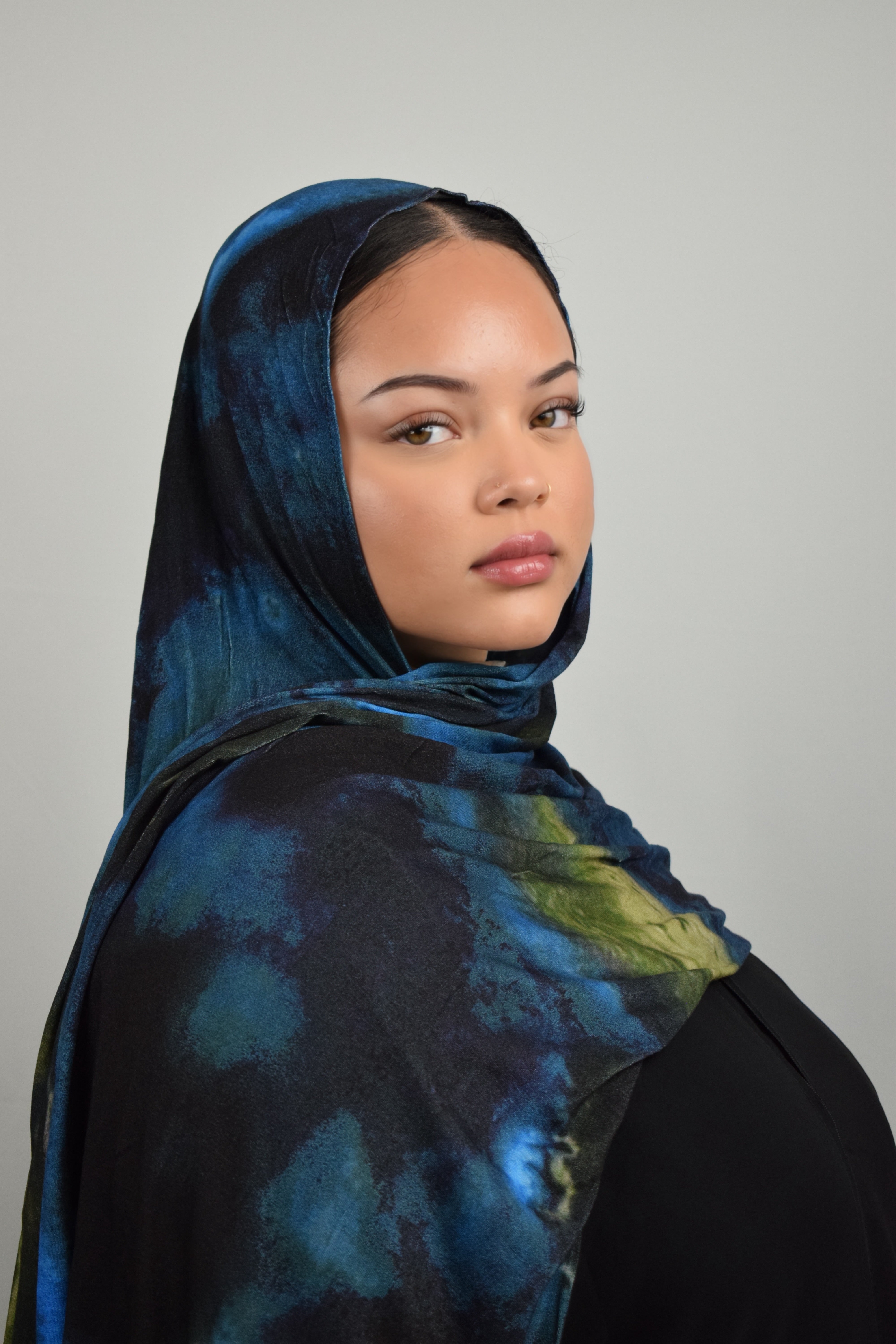 Midnight Blues Printed Jersey