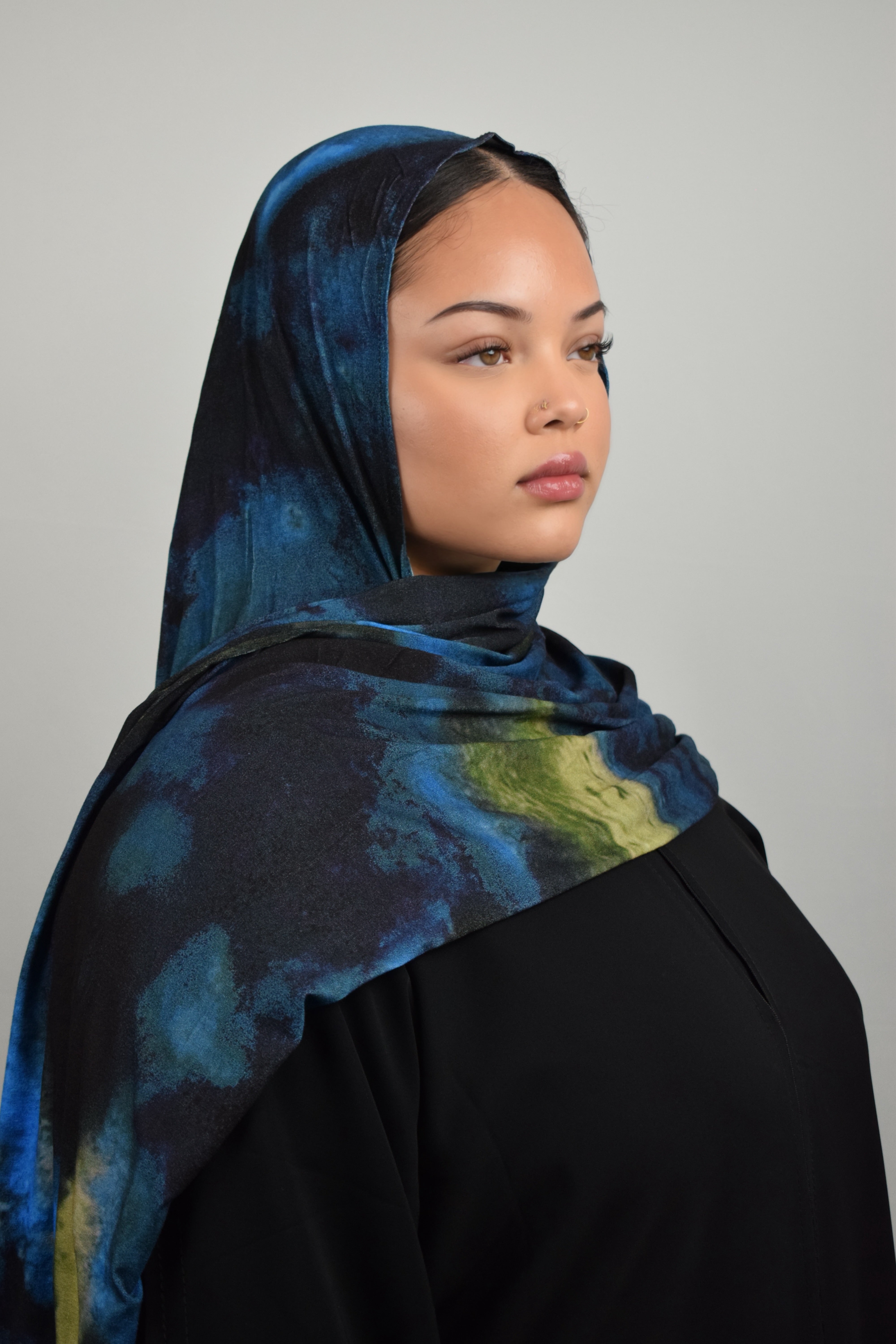 Midnight Blues Printed Jersey